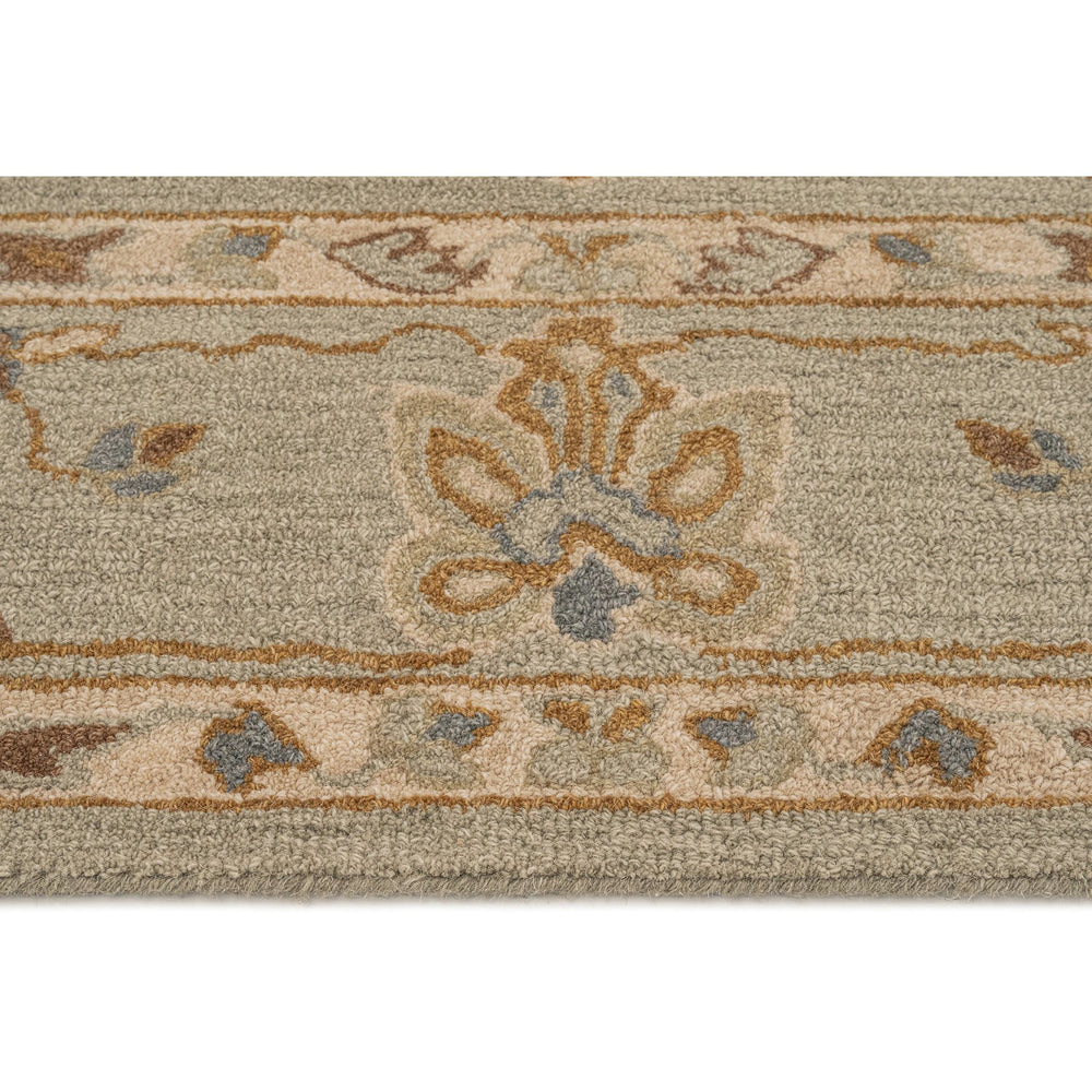 Capel Rugs Azari-isfahan Hand-tufted Wool Rug: Embrace Timeless Persian Design With Rich Colors And Quality Celadon, Tan 100% Wool 3272rs05000800240
