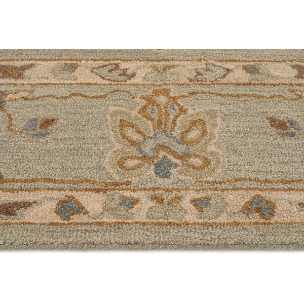 Capel Rugs Azari-isfahan Hand-tufted Wool Rug: Embrace Timeless Persian Design With Rich Colors And Quality Celadon, Tan 100% Wool 3272rs05000800240