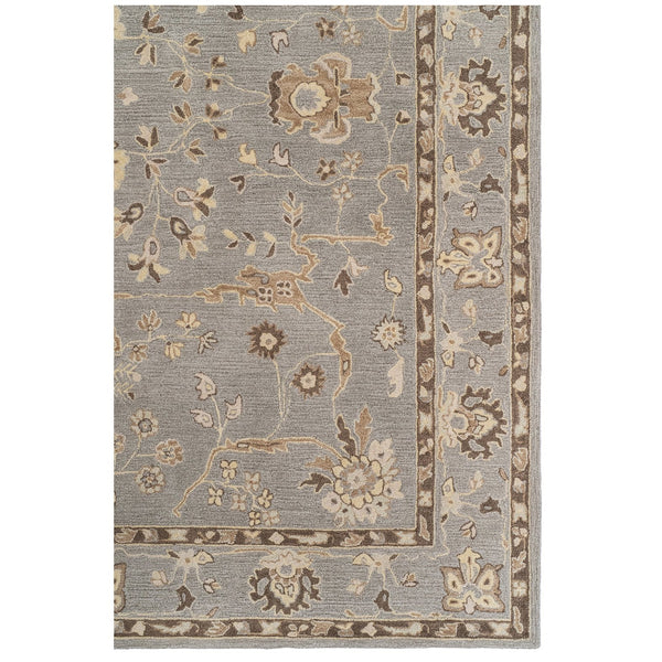Capel Rugs Azari-isfahan Hand-tufted Wool Rug: Embrace Timeless Persian Design With Rich Colors And Quality Gray, Tan 100% Wool 3272rs05000800330