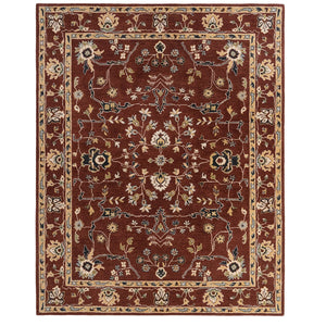 Capel Rugs Azari-isfahan Hand-tufted Wool Rug: Embrace Timeless Persian Design With Rich Colors And Quality Copper, Tan 100% Wool 3272rs09001200850