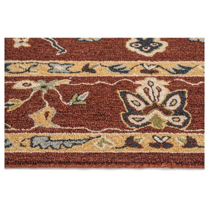 Capel Rugs Azari-isfahan Hand-tufted Wool Rug: Embrace Timeless Persian Design With Rich Colors And Quality Copper, Tan 100% Wool 3272rs09001200850
