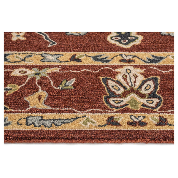 Capel Rugs Azari-isfahan Hand-tufted Wool Rug: Embrace Timeless Persian Design With Rich Colors And Quality Copper, Tan 100% Wool 3272rs09001200850