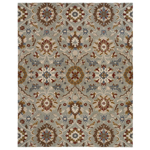 Capel Rugs Azari-keshan Hand-tufted Wool Rug Collection With Traditional Persian Patterns And Rich Colors Pewter, Brown 100% Wool 3273rs03060506350