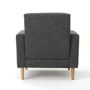 English Elm Christopher Knight Home® - CHAIR Gray Fabric Modern Club Chair — Elegant, Supremely Comfortable Living Room Accent Seat 61237.00GRY