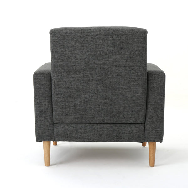 English Elm Christopher Knight Home® - CHAIR Gray Fabric Modern Club Chair — Elegant, Supremely Comfortable Living Room Accent Seat 61237.00GRY