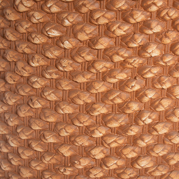 English Elm Christopher Knight Home® - Evie Round Outdoor MGO Side Table — Weatherproof Brown Rattan Drum, Recyclable, Stable, Versatile 18" N775P300877B