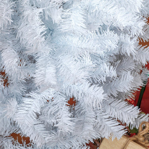 English Elm Homcom 6Ft Slim Douglas Fir Christmas Tree - Unlit, Realistic Branches, Perfect For Small Spaces & Decor W2225P249648