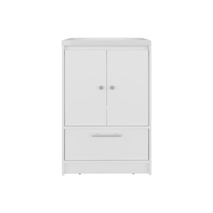 English Elm Colville Floating Wall Mount Vanity Cabinet Matte Finish Modern Bathroom Storage White B092P439919
