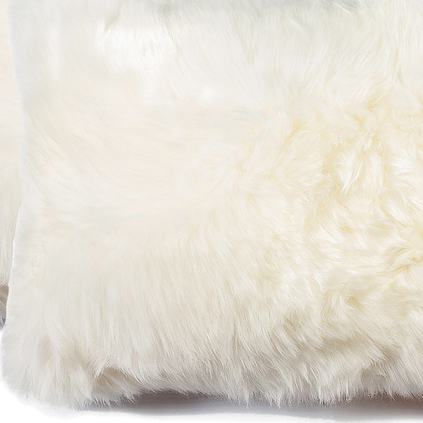 Homeroots Set Of Two 12" X 20" Natural Cowhide Throw Pillow   328293