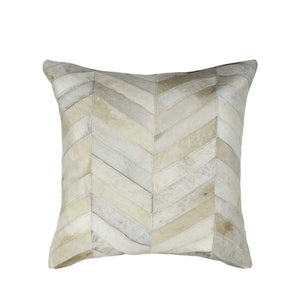 HomeRoots Set of Two Luxurious Natural Cowhide Throw Pillows for Rustic-Chic Home Decor & Comfort 328295