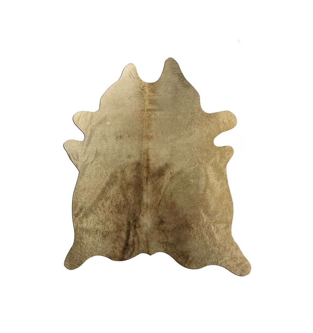 Homeroots 6' X 7' Taupe Cowhide Area Rug  Cowhide 328305