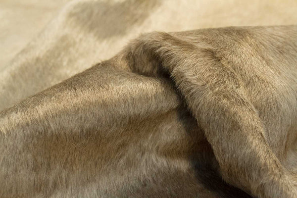 Homeroots 6' X 7' Taupe Cowhide Area Rug  Cowhide 328305