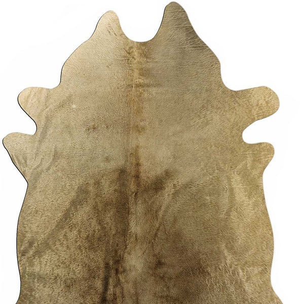 Homeroots 6' X 7' Taupe Cowhide Area Rug  Cowhide 328305