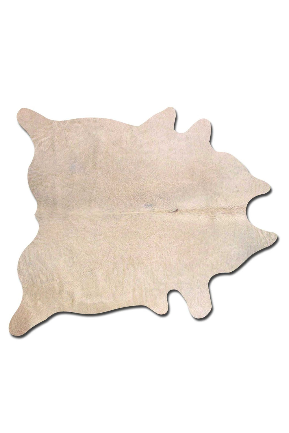 HomeRoots 6' X 7' Black Cowhide Area Rug – Premium Authentic Hide for Modern Spaces, Adds Warmth and Style Natural 328307