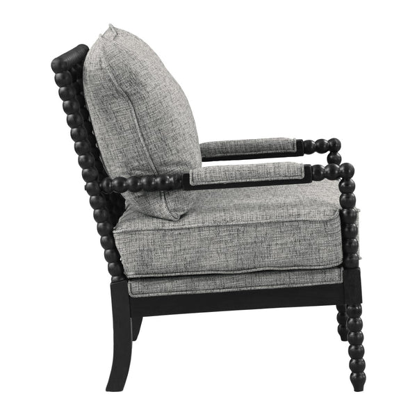 OSP Home Furnishings Eliza Spindle Chair Graphite