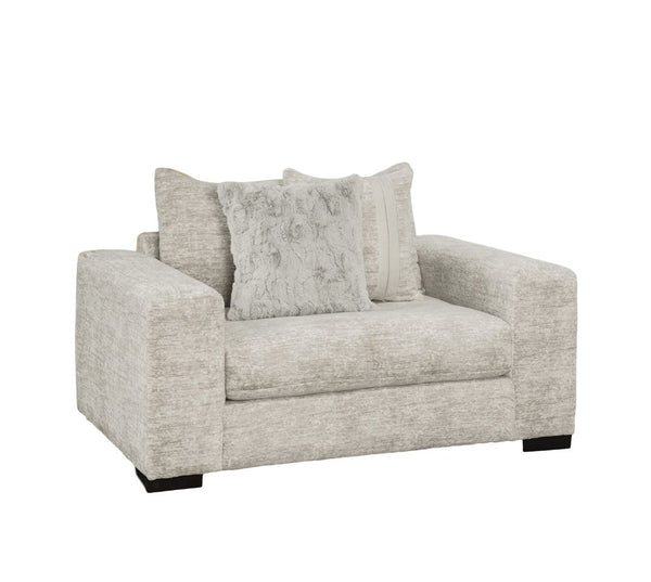 English Elm Transitional High Back Stripe Chair with Rolled Arms for Coastal Comfort and Supportive Seating Appeal Gray 61 L x 42 W x 32 H B2741P378644