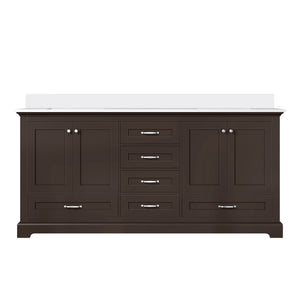 English Elm Espresso 72 in Double Bath Vanity with Cultured Marble Top, Solid Wood, Soft-Close Drawers, Storage B2731P258395