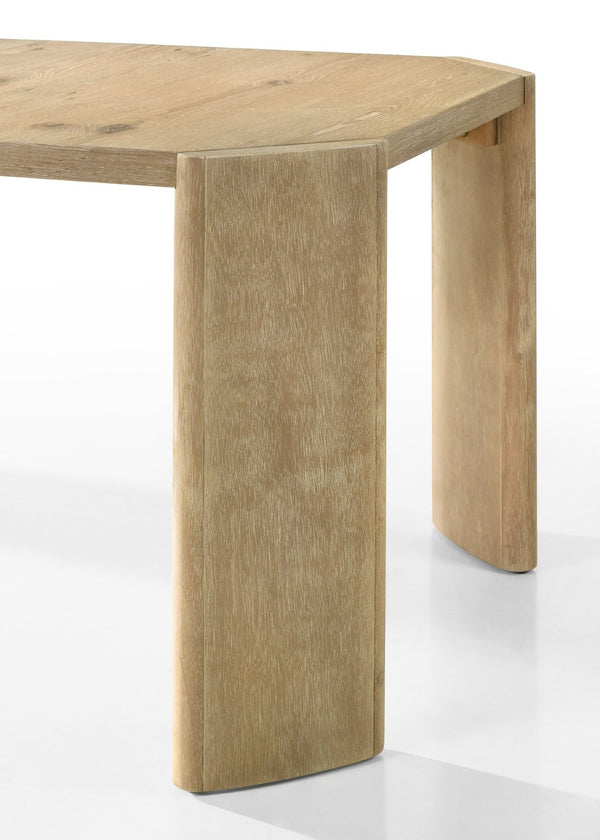 English Elm Massimo Oak Grain Extendable Rectangular Dining Table Seats 6 to 8 Guests B2749S00222