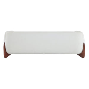 English Elm Christopher Knight Home® - 82Inches Oversized Boucle Sherpa Sofa - Cozy Contemporary Seating, Deep Cushions & Natural Wood Feet N771P205090M_N771P205091M