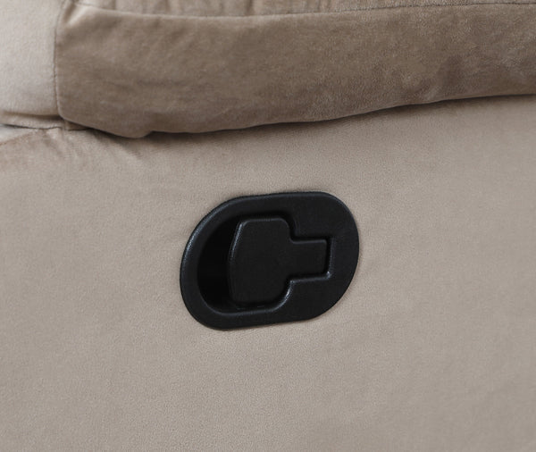 Homeroots 40" Contemporary Beige Fabric Chair Beige  329373