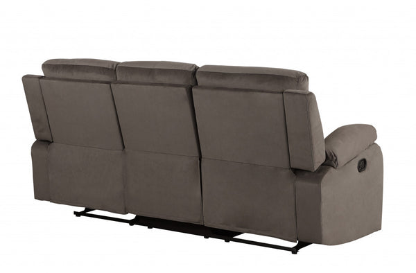 Homeroots 40" Modern Brown Fabric Sofa Brown  329379