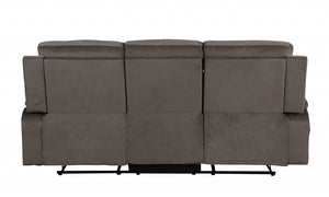 Homeroots 40" Modern Brown Fabric Sofa Brown  329379