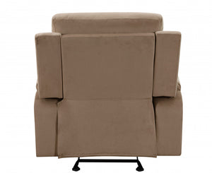 Homeroots 40" Modern Beige Fabric Chair Beige  329385