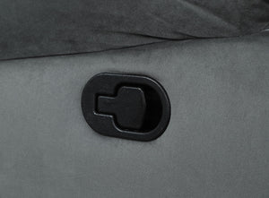 Homeroots 40" Modern Grey Fabric Loveseat Grey  329388