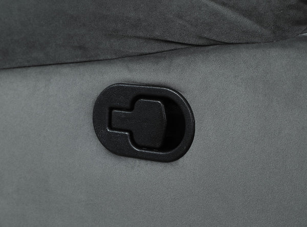 Homeroots 40" Modern Grey Fabric Loveseat Grey  329388