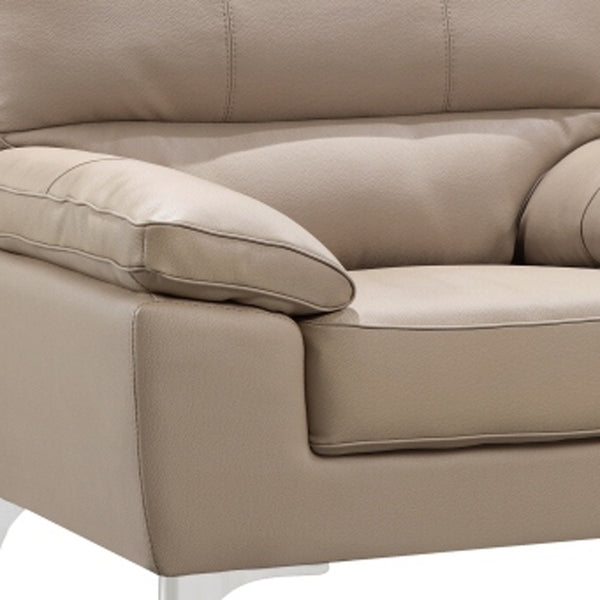 Homeroots 37" Beige Classy Chair   329568