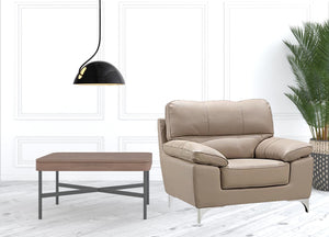 Homeroots 37" Beige Classy Chair   329568