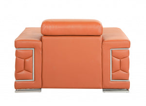 Homeroots 29" To 38" Camel Sturdy Chair Camel  329587