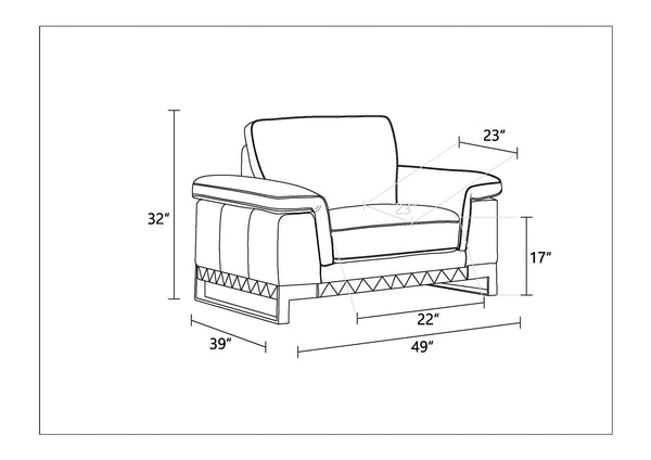 Homeroots 32" Black Lovely Leather Chair Black  329615