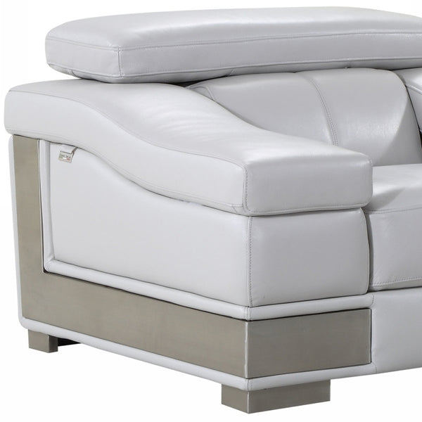 Homeroots 31" To 39" Grey Lovely Light Chair Light Grey  329623