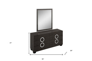 HomeRoots 47" Contemporary Media Stand with Enclosed Cabinet and Open Shelving for Stylish Home Organization Gray 329649
