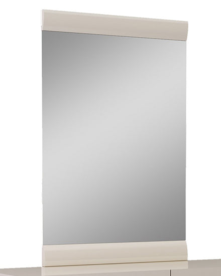 Homeroots Beige Rectangle Dresser Mirror  Mdf 329660
