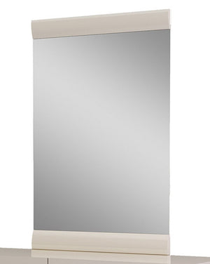 Homeroots Beige Rectangle Dresser Mirror  Mdf 329660