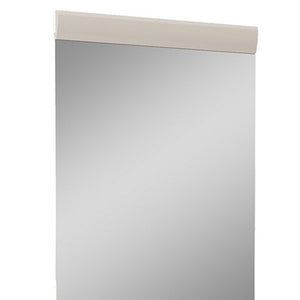Homeroots Beige Rectangle Dresser Mirror  Mdf 329660
