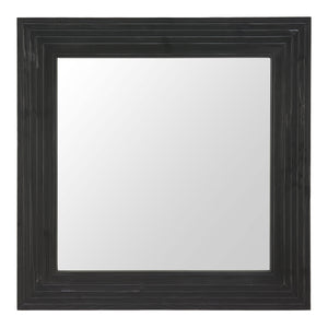 Zuo Modern Kare Mirror Black - Premium Fir Wood & Glass, Modern Design For Hospitality & Stylish Spaces Black Fir Wood,Glass 110720-zuo-modern