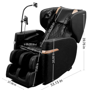 English Elm Massage Chair Recliner For Ultimate Comfort - Zero Gravity With Full Body Air Pressure Relief W1875P300905