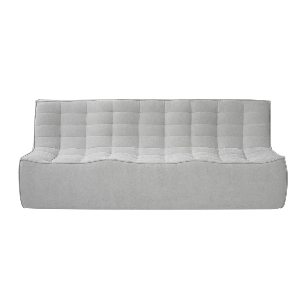 English Elm Caterpillar Modern Low-Profile 3-Seater Sofa With Waffle Design - Versatile, Stylish & Durable B341P321114