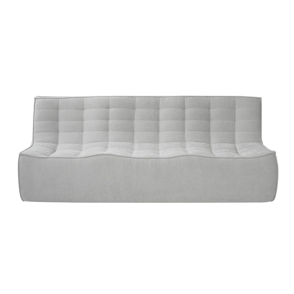 English Elm Caterpillar Modern Low-Profile 3-Seater Sofa With Waffle Design - Versatile, Stylish & Durable B341P321114