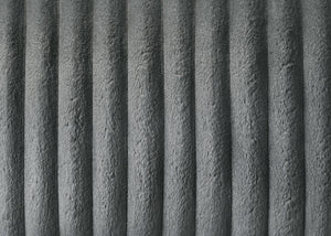 English Elm Lesley Gray Corduroy & Velvet Motion Sofa with Pocket Coil Seats, Pillow-Top Arms, 220lb Capacity B2726P320778