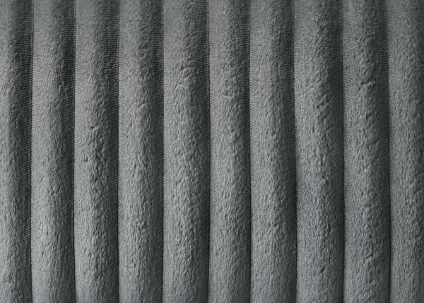 English Elm Lesley Gray Corduroy & Velvet Motion Sofa with Pocket Coil Seats, Pillow-Top Arms, 220lb Capacity B2726P320778