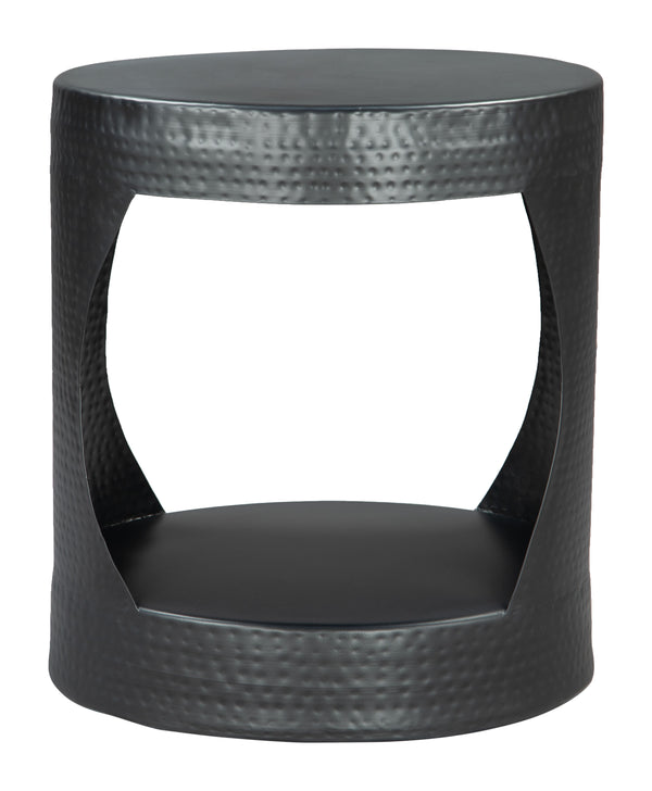 Nuuk Side Table Black 109757 Zuo Modern