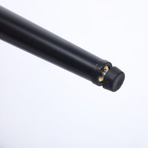 English Elm Dining Curved Back Dining Chair Set of 2 — Ergonomic Upholstered PU with Perforation, Thick Cushion, Floor-Safe Caps Black W1143P254981