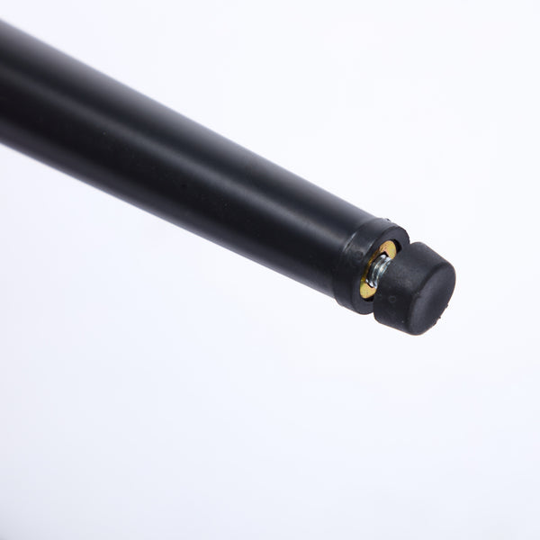 English Elm Dining Curved Back Dining Chair Set of 2 — Ergonomic Upholstered PU with Perforation, Thick Cushion, Floor-Safe Caps Black W1143P254981