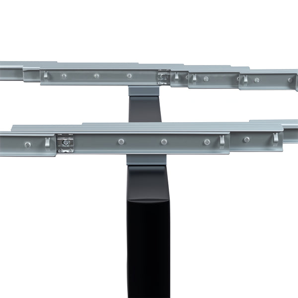 English Elm Modern Extendable Dining Table with Built-In Outlet, USB Ports & Storage, Space-Saving Console to 118" White W331S00193