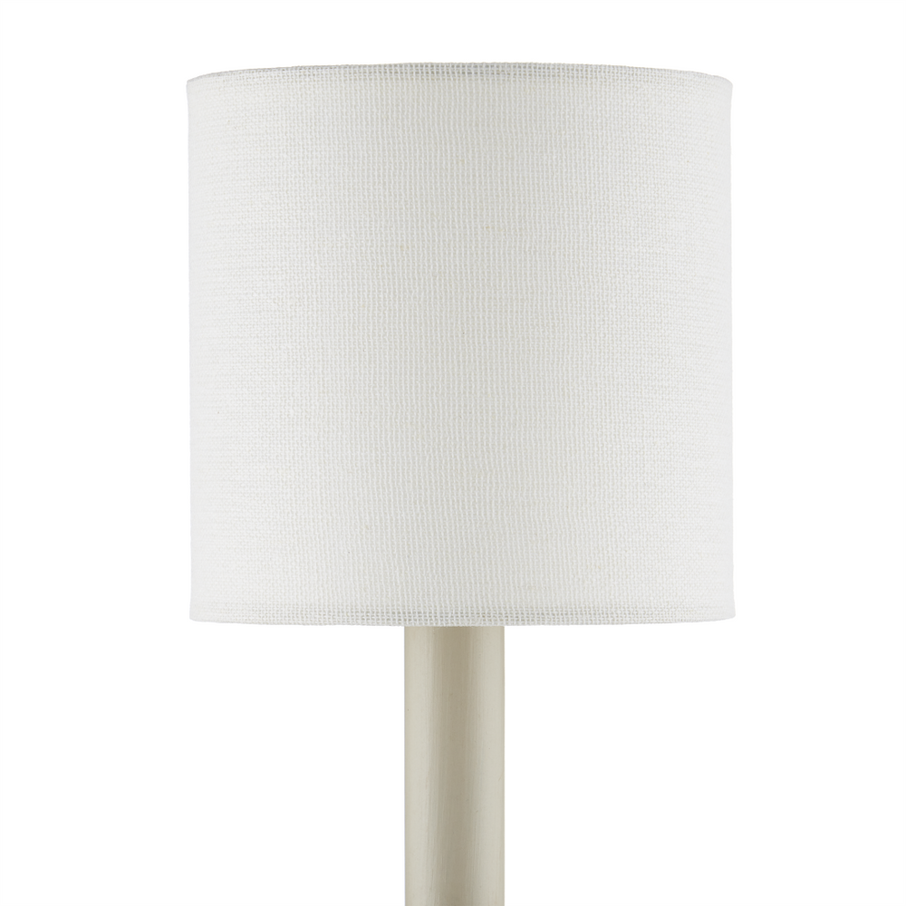Off White Grasscloth Drum Chandelier Shade - Artisan Crafted, Modern Elegance for Any Space