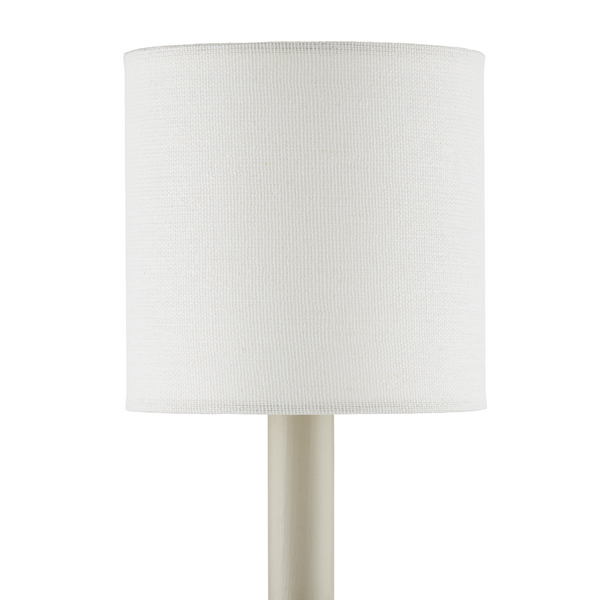 Off White Grasscloth Drum Chandelier Shade - Artisan Crafted, Modern Elegance for Any Space